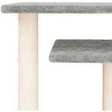  Grebalica za mačke s platformama svjetlosiva 62,5 cm | shoptok.hr
