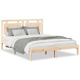 Maison Chic Daljši Posteljni okvir - Dvoposteljna postelja - Zakonska postelja brez vzmetnice 160x210 cm trden les, (21695291) Cene