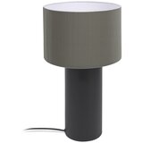 Kave Home Crno-siva stolna lampa s metalnim sjenilom (visina 50 cm) Domicina - Cijene