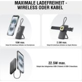4SMARTS žepni power bank 10000 mAh - brezžično Qi2 15W + USB-C 22,5W | Shoptok.si