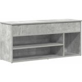  Klupa za cipele boja betona 102x30,5x45 cm konstruirano drvo | shoptok.hr