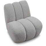 Bobochic Paris Svijetlo siva fotelja od bouclé tkanine Janissaire – | shoptok.hr