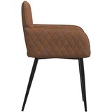  Trpezarijske stolice 6 pcs Umetnička suknja koža Smeđa | Eponuda.com