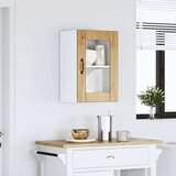  Kuhinjska stenska omarica steklenimi vrati Lucca artisan hrast, (22010012) | Shoptok.si
