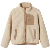 name it Flis jakna 'NKNMATTIA' bež / boja devine dlake (camel) Cijene