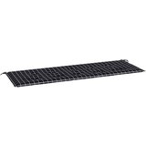 vidaXL Blazina za vrtno klop črna karo 150x50x4 cm oxford tkanina, (20655915) | Shoptok.si
