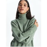 LC Waikiki Turtleneck Self-Patterned Long Sleeve Women's Knitwear Sweater Cene