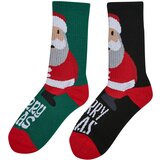 Urban Classics Accessoires Fancy Santa Socks 2-Pack multicolor Cene