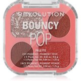 Revolution Bouncy POP Palette paleta senčil za oči odtenek 1 kos Cene