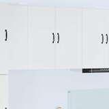 vidaXL Zidni kuhinjski ormarić s policom Zidne Bijelo 80 x 31 x 80 cm Cijene