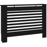  Pokrov za radijator crni 112 x 19 x 81,5 cm MDF | shoptok.hr