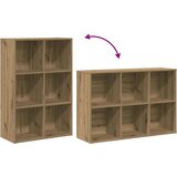 vidaXL Knjižna omara/komoda artisan hrast 66x30x98 cm inženirski les | Shoptok.si