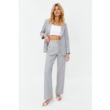 Trendyol Gray Blazer Jacket