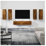  6-dijelni set TV ormarića boja dimljenog hrasta drveni | shoptok.hr