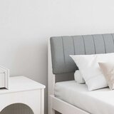 vidaXL Tapecirano vzglavje Svetlo siva 180 cm Masivno borovo les | Shoptok.si