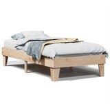 Maison Chic Posteljni okvir - Enojna postelja - Postelja za odrasle brez vzmetnice 90x190 cm trdna borovina-J6674, (21763923) | Shoptok.si