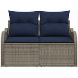  Vrtni kauč s jastukom s pohranom 121 x 62 x 69 cm poliratan | shoptok.hr