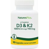 Nature's Plus vitamin D3 1000 IE s 100 mcg vit. K2 Cene