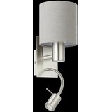 Eglo Temno siva/v srebrni barvi LED stenska svetilka PASTERI – | Shoptok.si