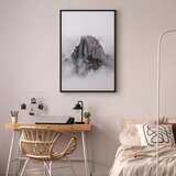  Slika - Half Dome (1 Part) Vertical 80x120 U crnom drvenom okviru | shoptok.hr