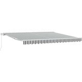 Tenda na ručno uvlačenje antracit i bijela 400 x 300 cm | Eponuda.com