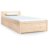  Okvir za krevet s ladicama 75 x 190 cm jednokrevetni | shoptok.hr