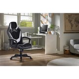 Livetastic GAMING STOL kovina, umetna masa, tekstil siva, črna, bela | Shoptok.si