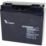 Vision Akkus CP12180DX CP12180DX svinčeni akumulator 12 V 18 Ah svinčevo-koprenast (Š x V x G) 181 x 167 x 77 mm M5-vijačni priklop brez vzdrževanja\, obstojnostni cikel Svinčev akumulator 1, (20438404) | Shoptok.si