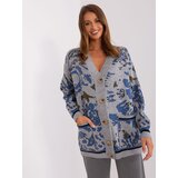 BADU Cardigan-BA-SW-8045.30X-Grey-Blue Cijene