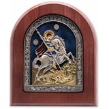  Ikona u drvetu Sveti Velikomučenik Đorđe, 170x205x22mm | Eponuda.com
