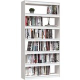 vidaXL Ormarić za knjige / pregrada bijeli 100x30x200 cm od borovine | shoptok.hr