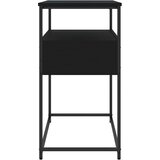 Konzolni stol crni 75 x 40 x 75 cm od konstruiranog drva | shoptok.hr