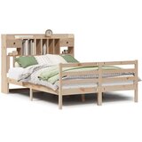  Krevet s regalom za knjige bez madraca 150 x 200 cm od borovine | shoptok.hr