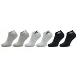Adidas Unisex nizke nogavice Thin and Light Sportswear Ankle Socks 6 Pairs IC1307 Siva