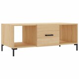 Maison Chic Klubska mizica - kavna mizica - Nizka mizica sonoma hrast 102x50x40 cm inženirski les, (21753359) | Shoptok.si