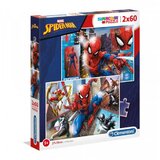 Clementoni Marvel Spider-Man 2x60-delna Supercolor sestavljanka 2-v-1 - | Shoptok.si