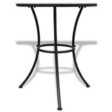 Bistro stolić terakota-bijeli 60 cm s mozaikom | Eponuda.ba