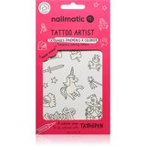 Nailmatic Tattoo Artist Temporary Coloring Tattoos tetovaža za djecu 3 y+ Magic World 9x16,3 cm | shoptok.hr
