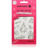 Nailmatic Tattoo Artist Temporary Coloring Tattoos tetovaža za djecu 3 y+ Magic World 9x16,3 cm