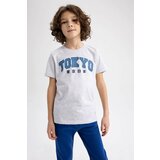Defacto Boy Regular Fit Crew Neck Printed Short Sleeve T-Shirt Cene
