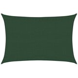  Jedro za zaštitu od sunca 160 g/m² tamnozeleno 3,5 x 4,5 m HDPE | shoptok.hr