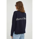 Marc O'Polo Bombažen pulover ženska, mornarsko modra barva