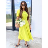 Edoti Women's midi dress with sleeves and round neckline elegant ELIA DL | Eponuda.ba