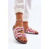 Boto Women's White Slide Sandals with Cork Sole Fannea | ePonuda.com