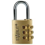 STABILIT Lokot sa šifrom ZM-30 (30,5 x 65 mm, Mjed, Broj brojčanika: 3) | shoptok.hr