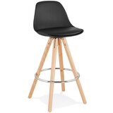 Kokoon crna barska stolica Anau, visina sjedenja 64 cm Cijene