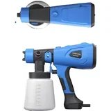 Barvni razpršilnik na električni pogon, 550W moč, 1000 mL kapaciteta, 3 vzorci pršenja, set šob: 1.0mm, 2.5mm, (5000159979)
