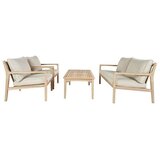 SUNFUN Komplet lounge pohištva Lily (4 -del., Bež) | Shoptok.si