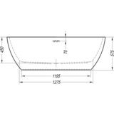 Kolpa San samostojeća kada dalia (d x š: 170 x 80 cm, 275 l, bijele boje) | shoptok.hr