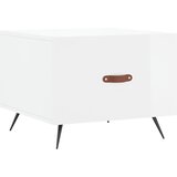  Stolić za kavu bijeli 50 x 50 x 40 cm od konstruiranog drva | shoptok.hr